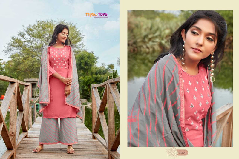 Tips & Tops Mahira Vol 2 Silk Handwork Fancy Kurti