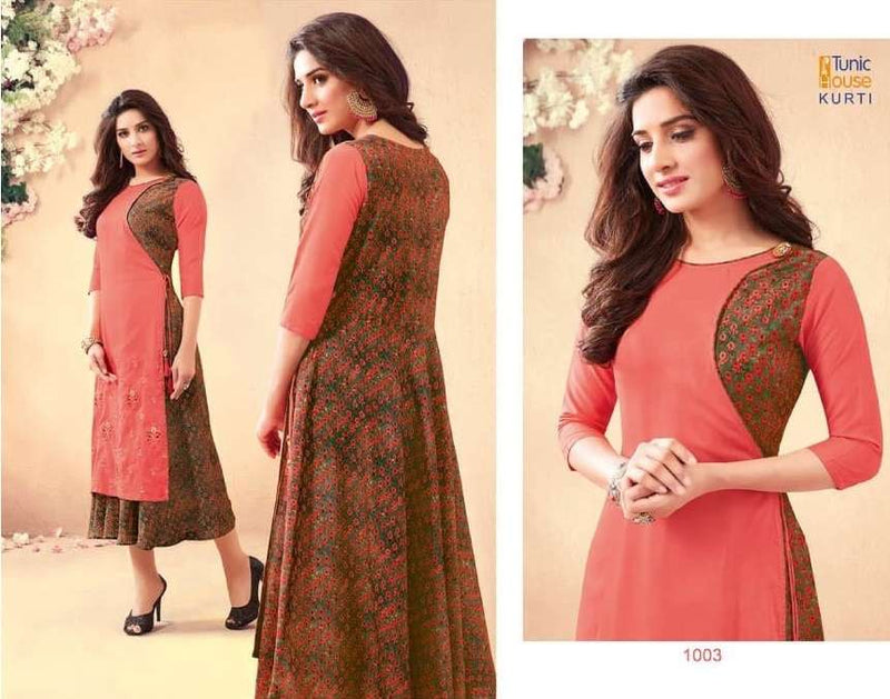 Tunic House swarna Pankh Vol 2 Pure Modal Digital Print Fency Kurti