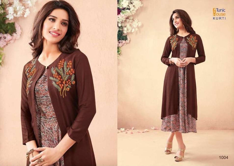 Tunic House swarna Pankh Vol 2 Pure Modal Digital Print Fency Kurti