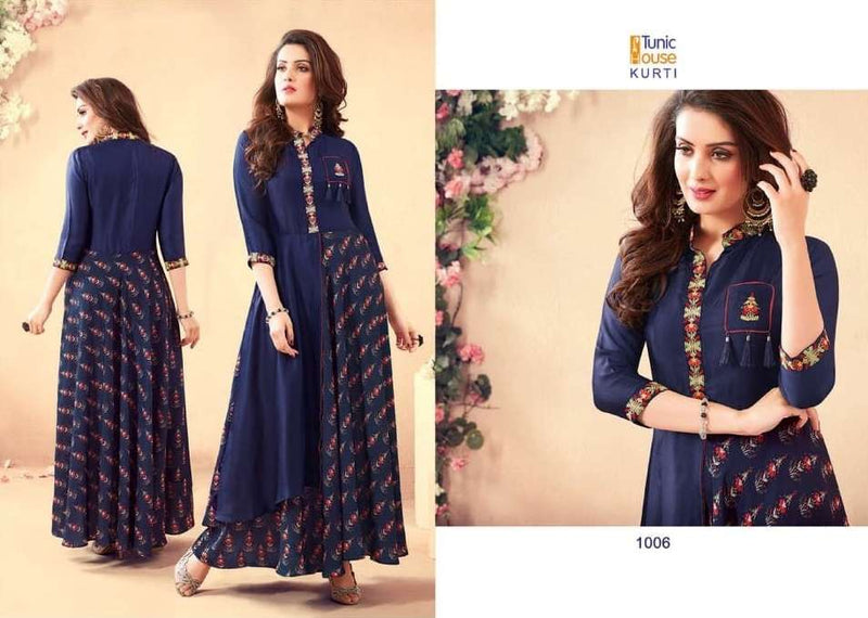 Tunic House swarna Pankh Vol 2 Pure Modal Digital Print Fency Kurti