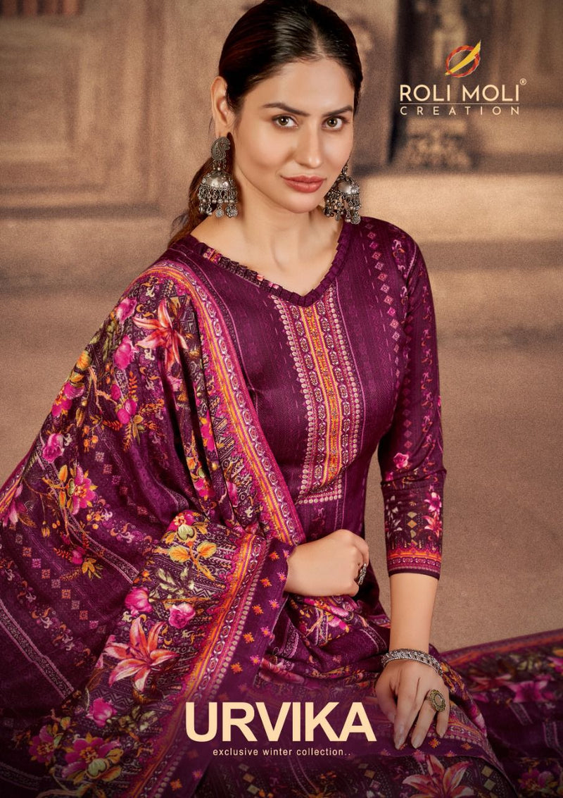 Roli Moli Creation Urvika Pashmina With Printed Work Stylish Designer Festive Wear Salwar Kameez