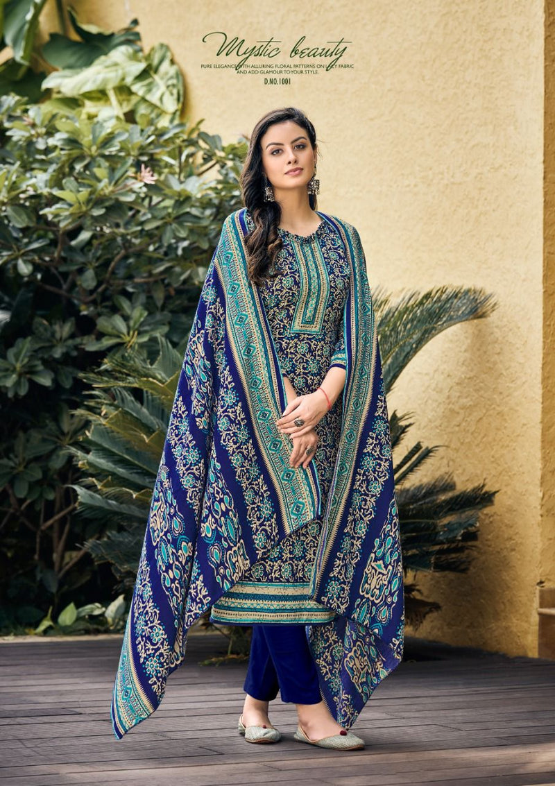 Roli Moli Creation Urvika Pashmina With Fancy Work Stylish Designer Casual Wear Salwar Suit