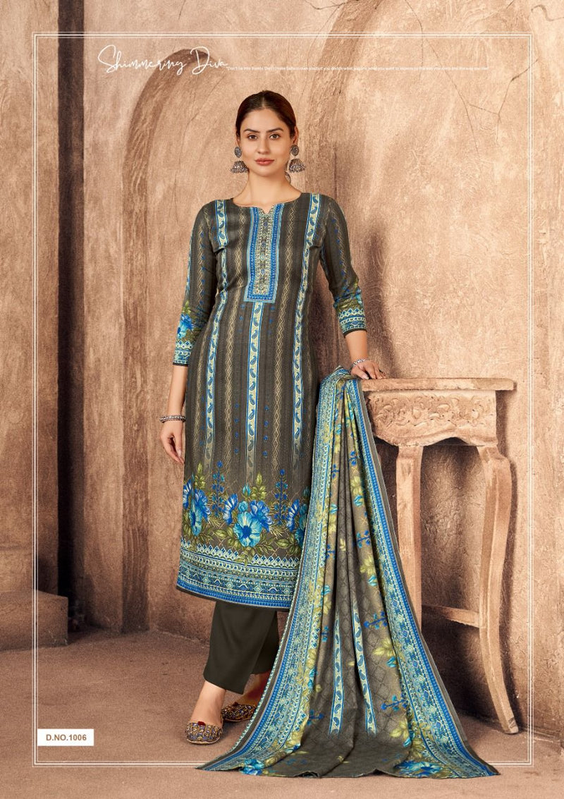 Roli Moli Creation Urvika Pashmina With Printed Work Stylish Designer Festive Wear Salwar Kameez