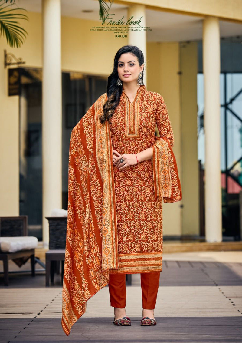 Roli Moli Creation Urvika Pashmina With Fancy Work Stylish Designer Casual Wear Salwar Suit