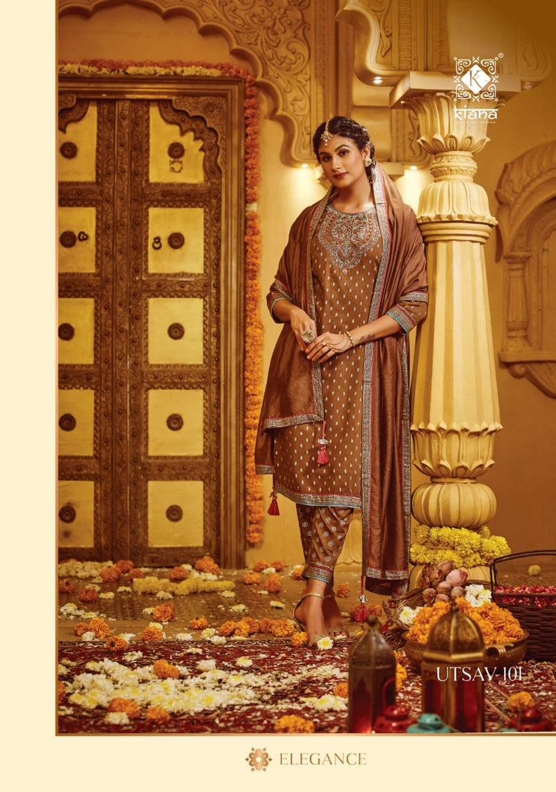 Kiana House Of Fashion Utsav Muslin Slub Designer Party Wear Kurtis