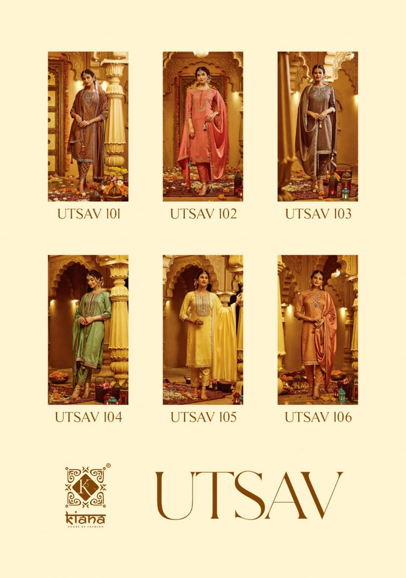 Kiana House Of Fashion Utsav Muslin Slub Designer Party Wear Kurtis