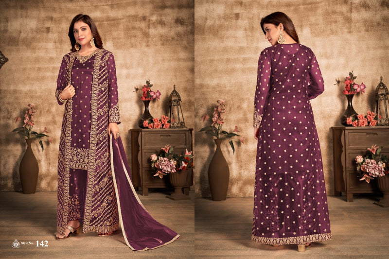 New Arrival Vaani Vol 14 Net Embroidered Designer Pakistani Style Wedding Wear Salwar Suits
