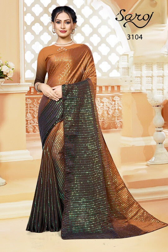 Saroj Valentine Rangoli Silk Party Wear Sarees With Embroidery Work