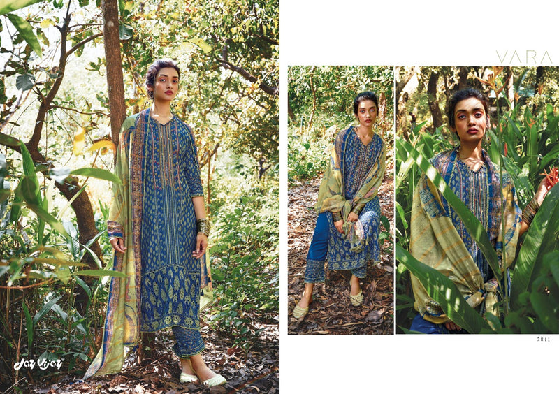 Jay Vijay Vara Silk With Printed Work Stylish Designer Attractive Look Fancy Salwar Kameez