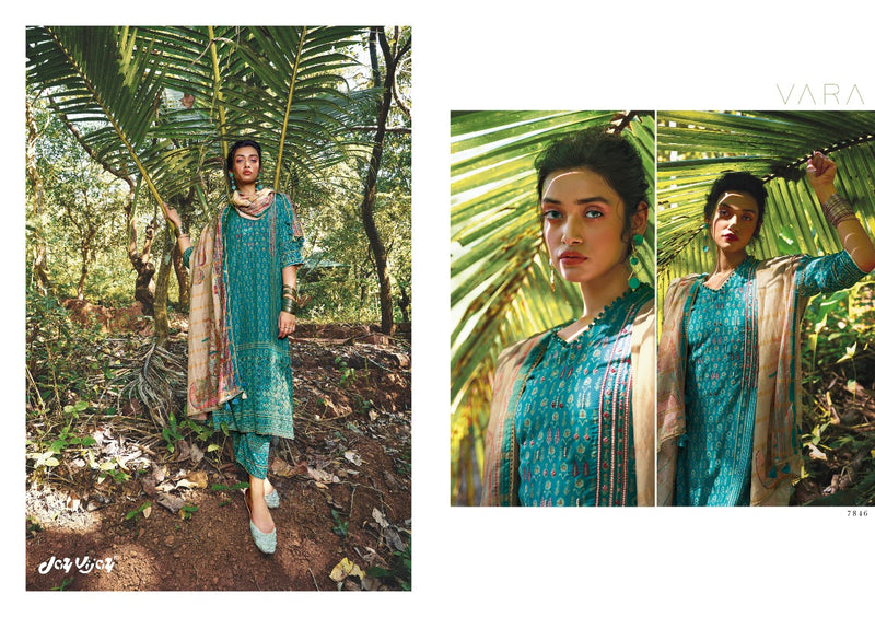 Jay Vijay Vara Silk With Printed Work Stylish Designer Attractive Look Fancy Salwar Kameez