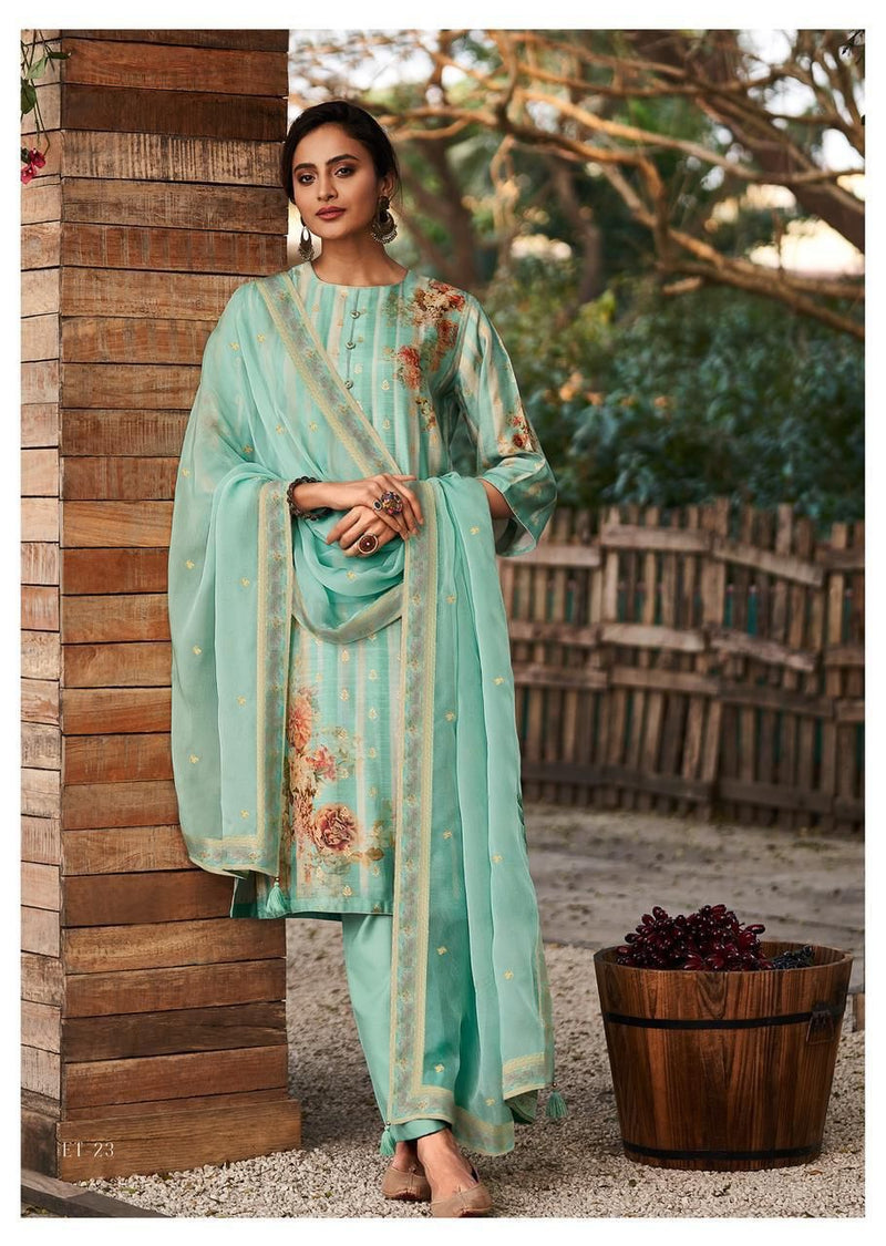 Varsha Eternity Pure Muslin With Printed Work Stylish Designer Party Wear Salwar Kameez