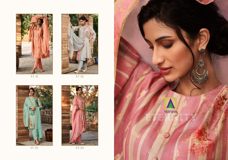 Varsha Eternity Pure Muslin With Printed Work Stylish Designer Party Wear Salwar Kameez