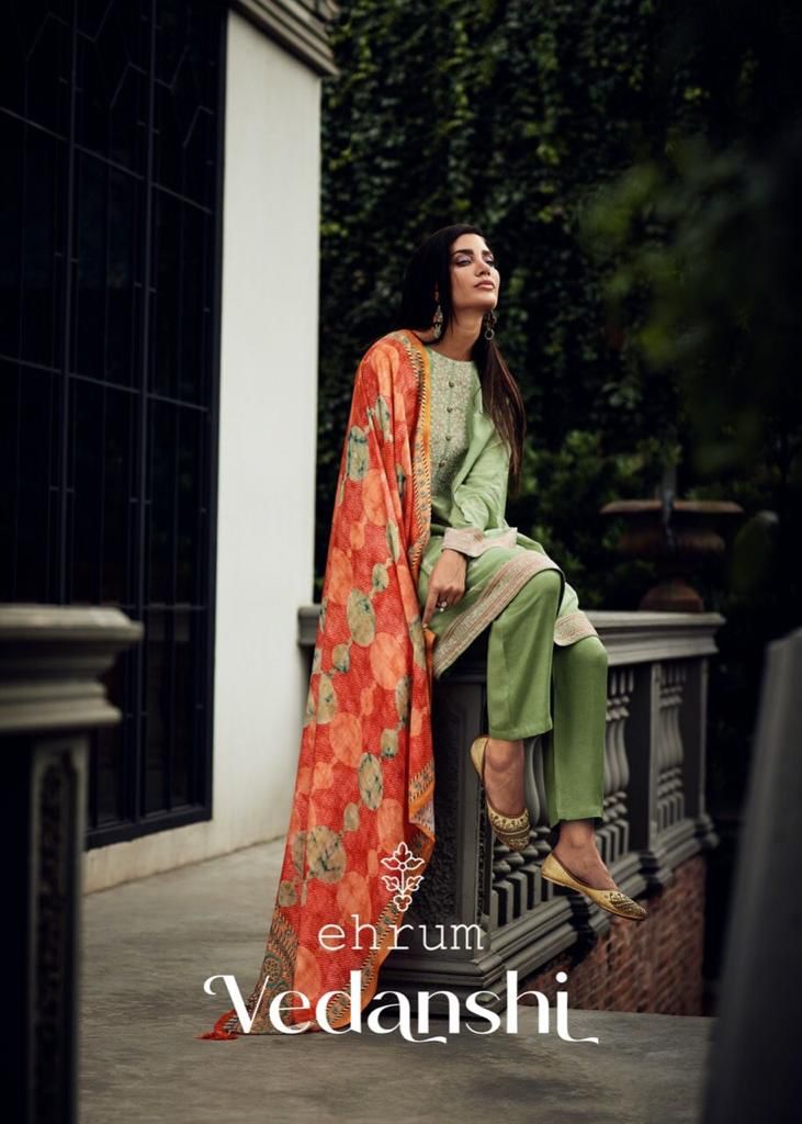 Varsha Vedanshi Georgette With Heavy Embroidery Work Stylish Designer Festive Wear Salwar Suit