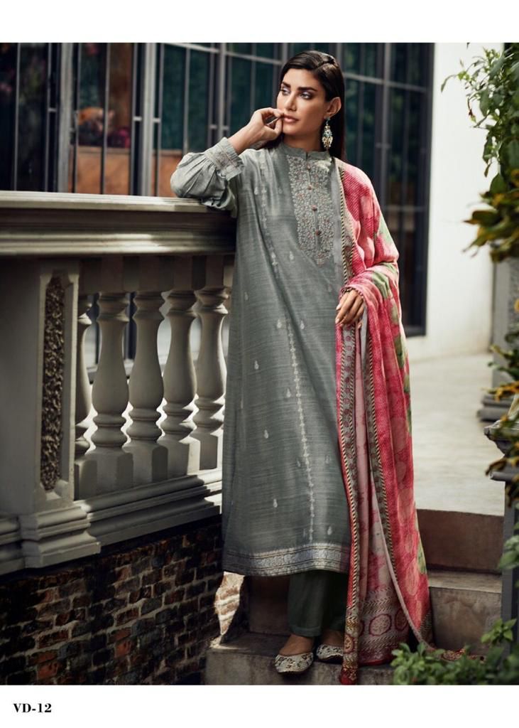 Varsha Vedanshi Georgette With Heavy Embroidery Work Stylish Designer Festive Wear Salwar Suit