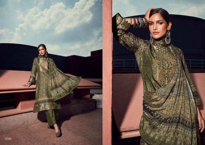 Deepsy Suit Veeha Pure Dola Jacquard Party Wear Embroidered Salwar Kameez With Digital Print