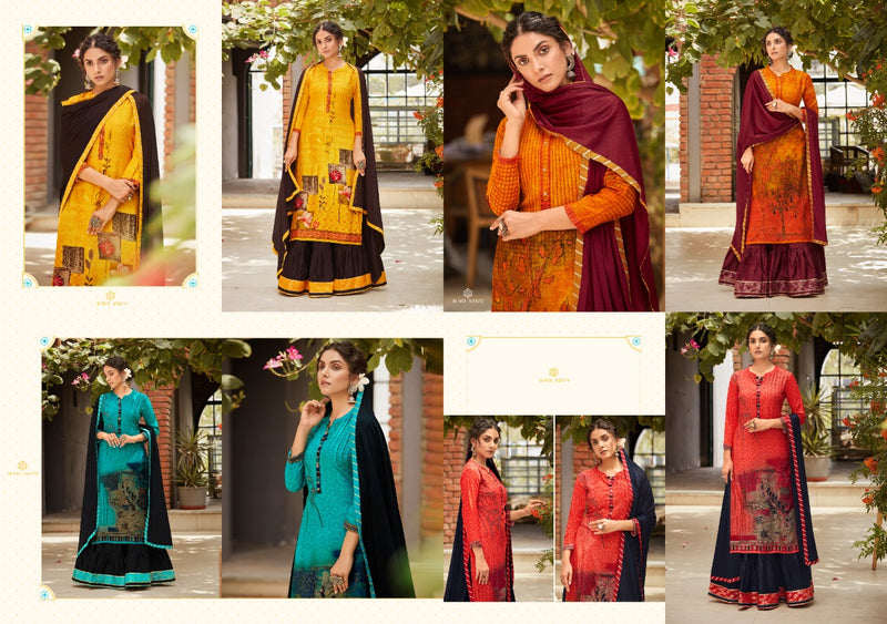 Kalaroop Kajree Fashion Venue Vol 4 Rayon Digital Printed Festive Wear Kurtis With Dupatta & Bottom