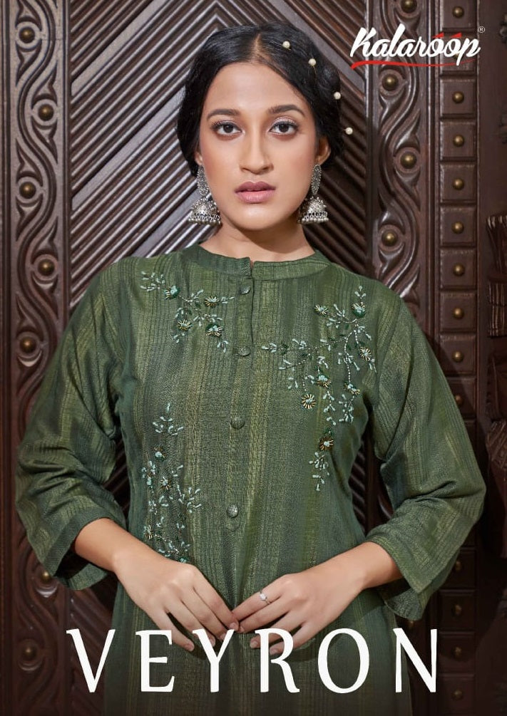 Kalaroop Dno 13434 To 13437 Rayon Stylish Designer Party Wear Casual Look Kurti