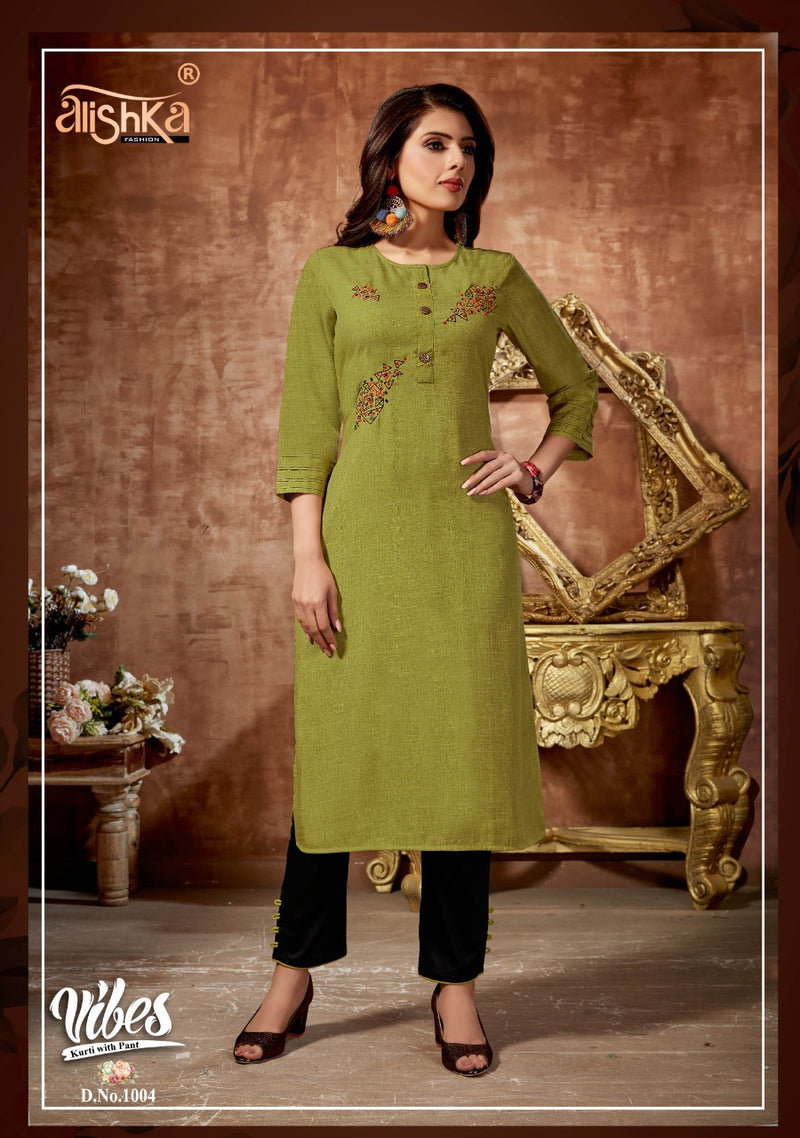Alishka Vibes Rayon Cuasal Wear Kurti