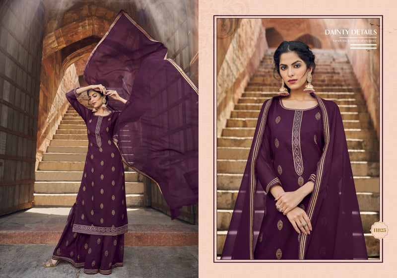 Panch Ratna Victoria Georgette Designer Sharara Style Party Wear Salwar Suits