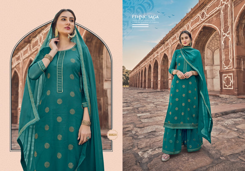 Panch Ratna Victoria Georgette Designer Sharara Style Party Wear Salwar Suits