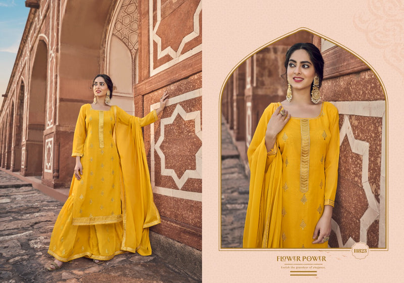Panch Ratna Victoria Georgette Designer Sharara Style Party Wear Salwar Suits