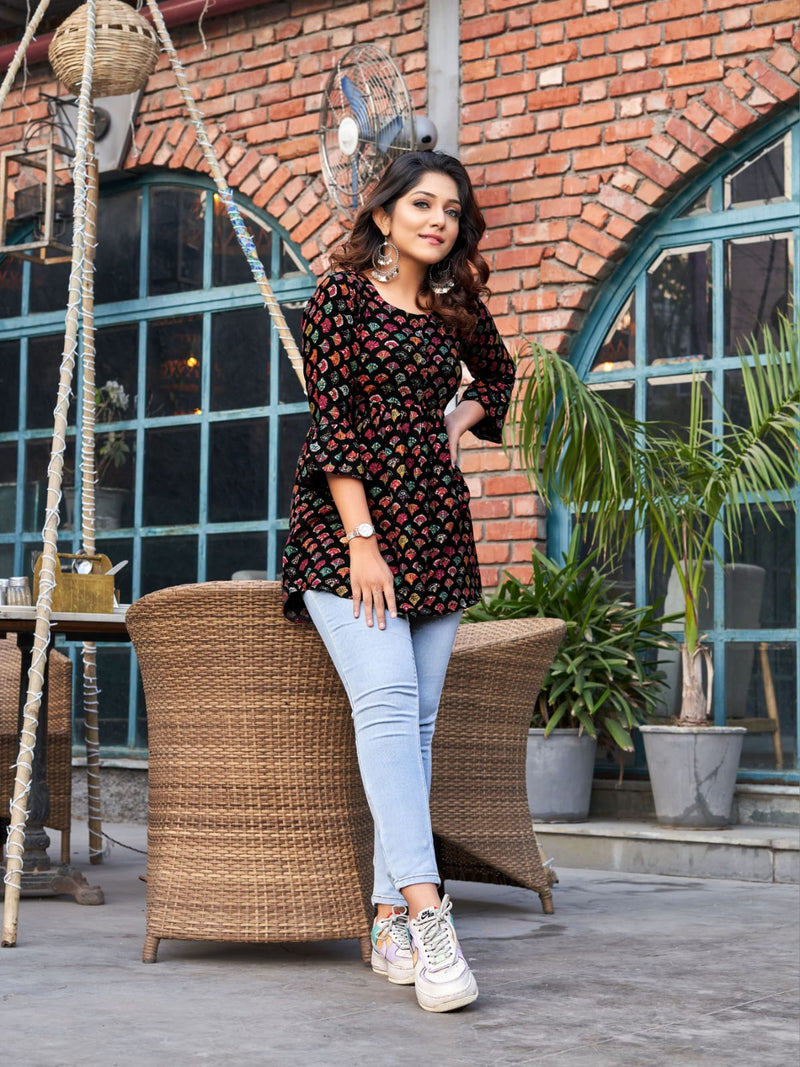 Tips & Tops Victoria Vol 2 Heavy Rayon Capsule Print Casual Wear Kurti