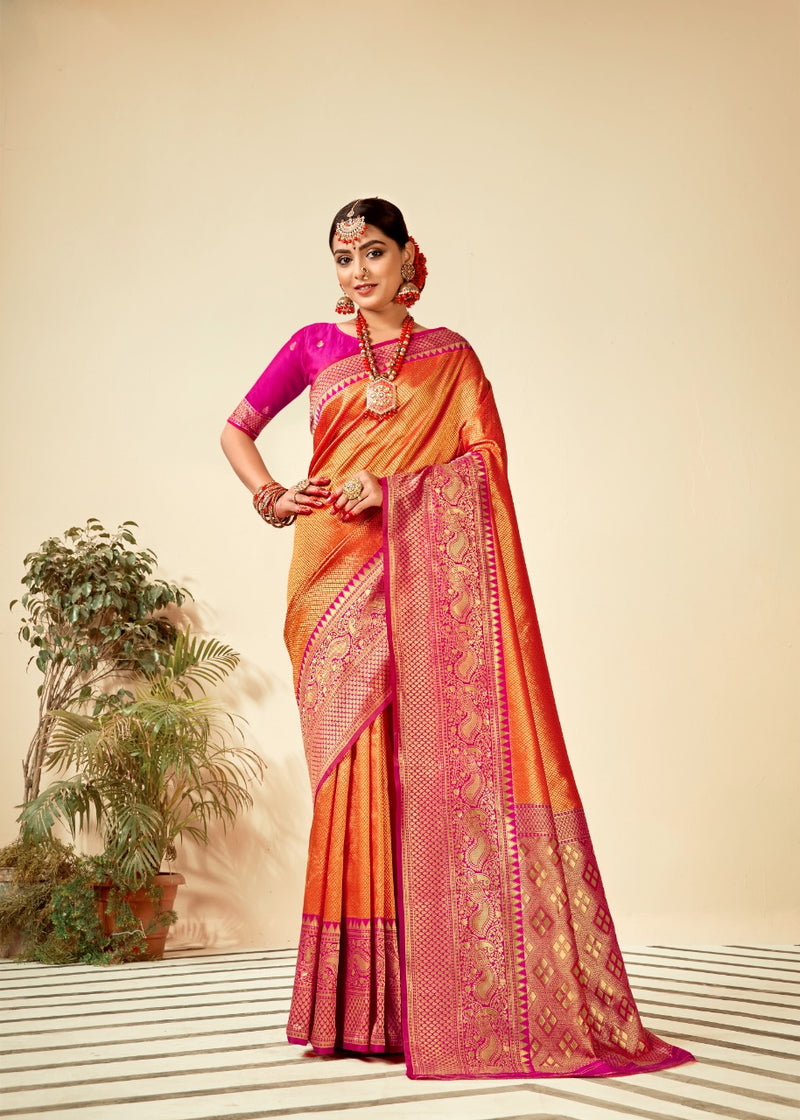 Revanta Creation Vidhyut Pure Silk Designer Party Wear Sarees