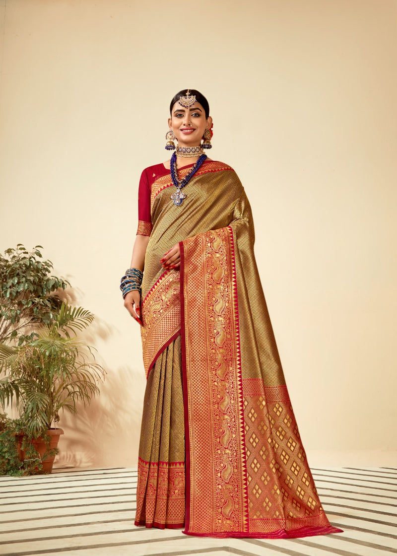 Revanta Creation Vidhyut Pure Silk Designer Party Wear Sarees