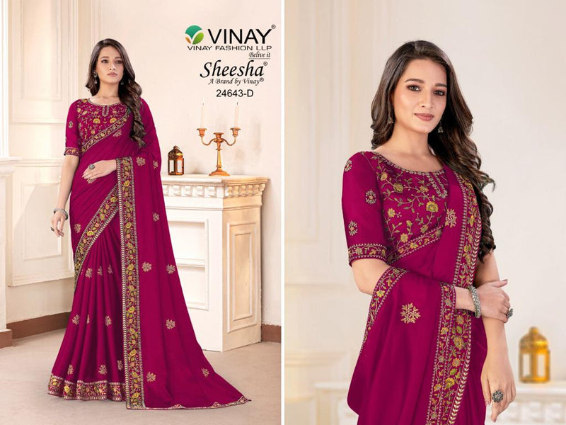Vinay Fashion Ns 24643 Silk Georgette Party Wear Sarees