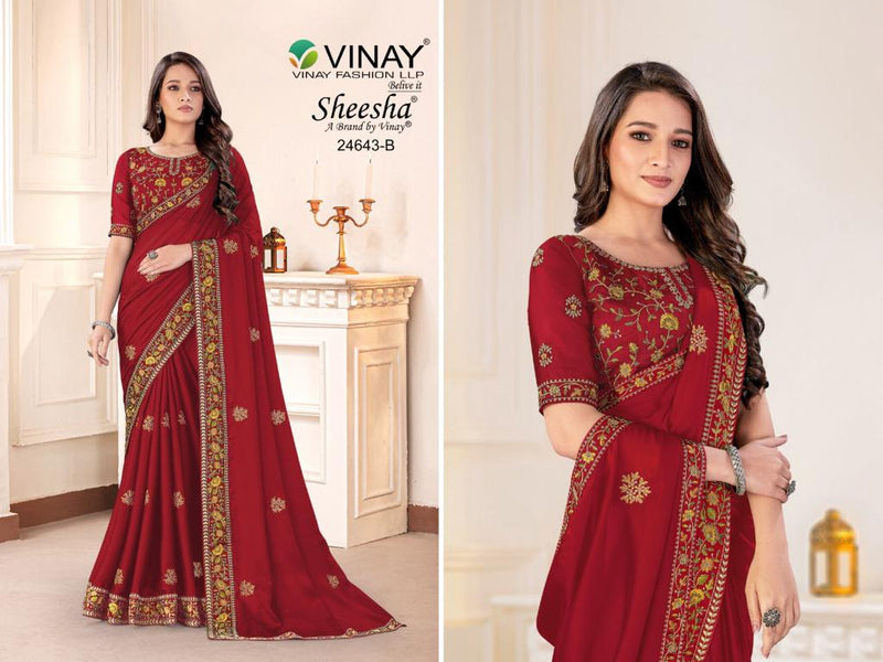 Vinay Fashion Ns 24643 Silk Georgette Party Wear Sarees