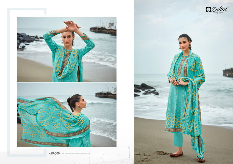 Zulfat Designer Suits Vincee Pure Cotton Festive Wear Salwar Suits