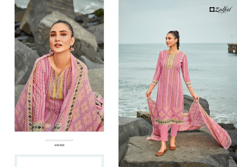 Zulfat Designer Suits Vincee Pure Cotton Festive Wear Salwar Suits