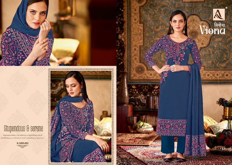 Alok Suit Viona Pashmina With Beautiful Work Stylish Designer Casual Wear Fancy Salwar Kameez