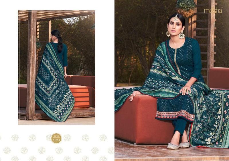 Maisha Vivan Vol 6 Georgette Designer Wedding Wear Salwar Suits With Beautiful Embroidery