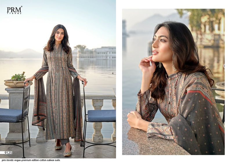 Prm Trendz Vogue Premium Edition Jam Cotton Party Wear Salwar Suits With Elegant Look