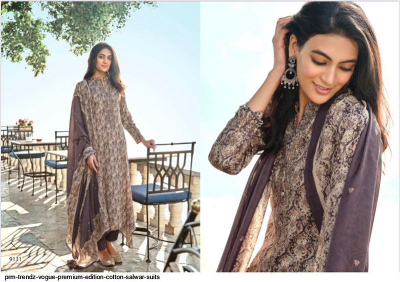Prm Trendz Vogue Premium Edition Jam Cotton Party Wear Salwar Suits With Elegant Look