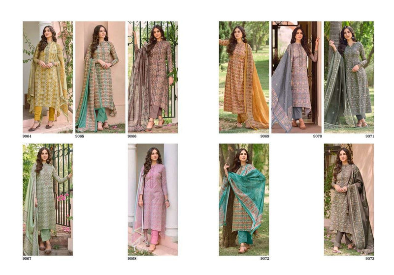 Prm Trendz Vogue Vol 4 Lawn Cotton Designer Party Wear Embroidered Salwar Kameez