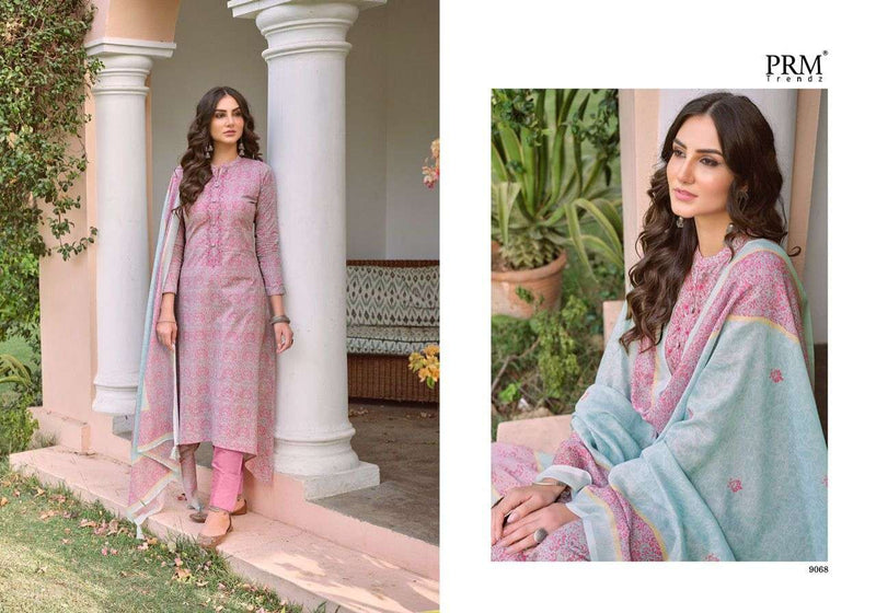 Prm Trendz Vogue Vol 4 Lawn Cotton Designer Party Wear Embroidered Salwar Kameez