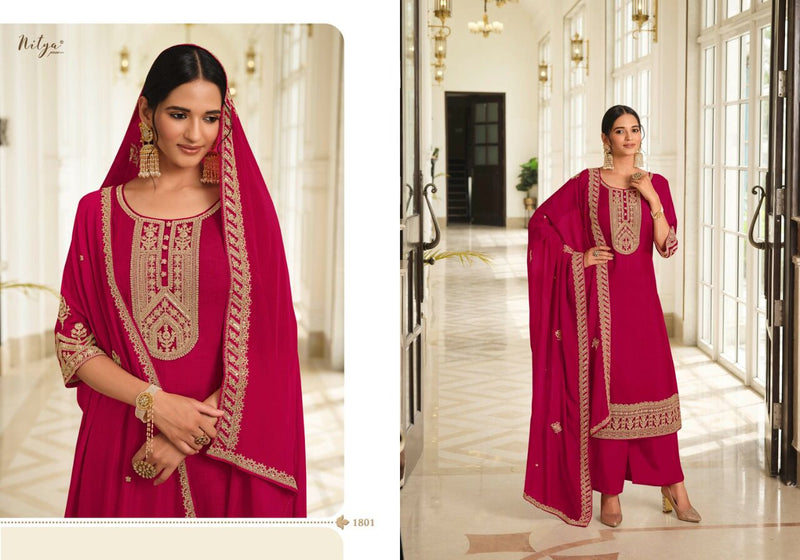 Lt Nitya Vol 118 Linen Silk With Beautiful Embroidery Work Stylish Designer Festive Wear Salwar Kameez