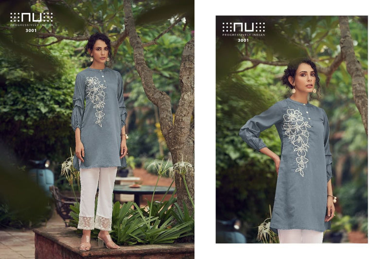 Nu Progressivelyat Indian Vol 30 Viscose With Fancy Embroidery Work Stylish Designer Fancy Kurti