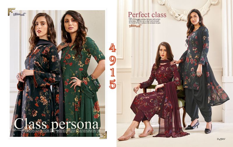 Vaishali 4900 Series Crepe Digital Printed Salwar Suit