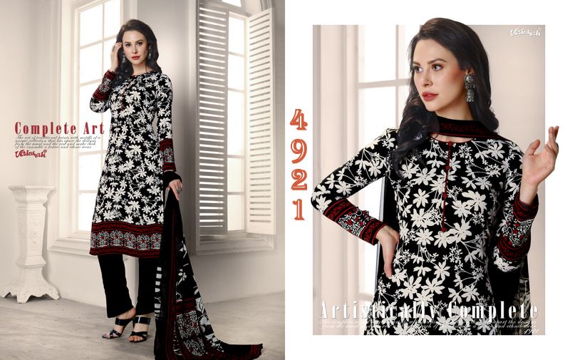 Vaishali 4900 Series Crepe Digital Printed Salwar Suit