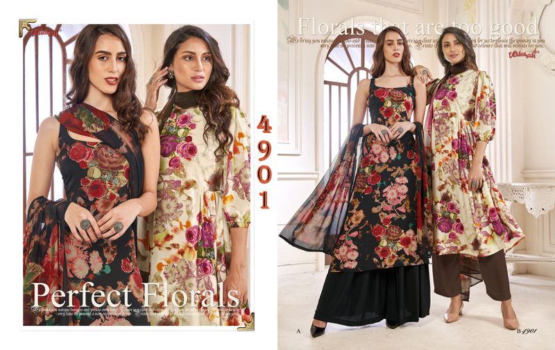 Vaishali 4900 Series Crepe Digital Printed Salwar Suit