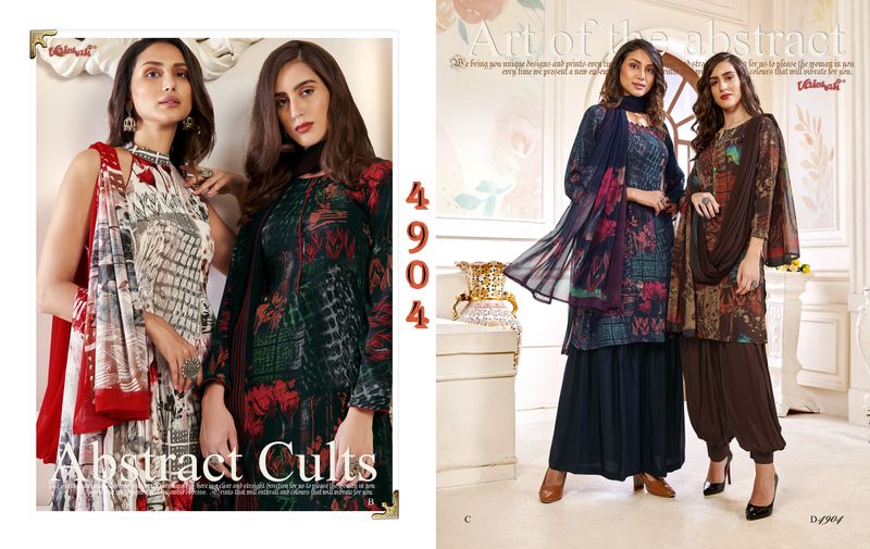 Vaishali 4900 Series Crepe Digital Printed Salwar Suit
