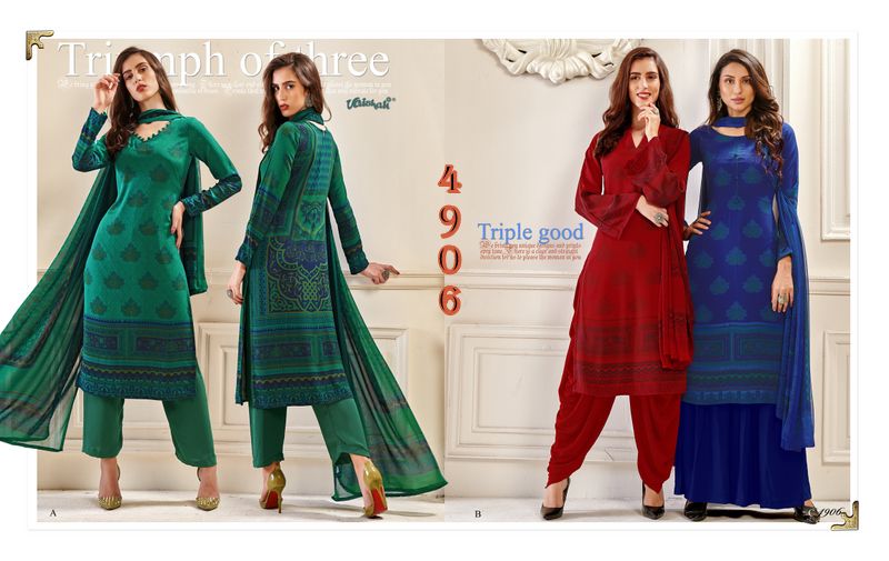 Vaishali 4900 Series Crepe Digital Printed Salwar Suit