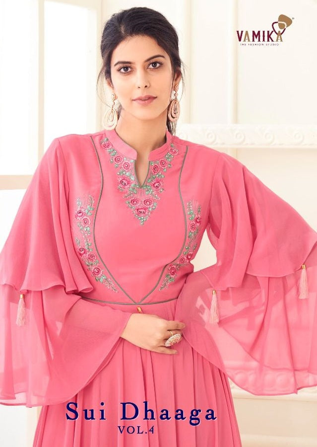 Valmika Sui Dhaga Vol 4 Heavy Georgette With Heavy Embroidery Work