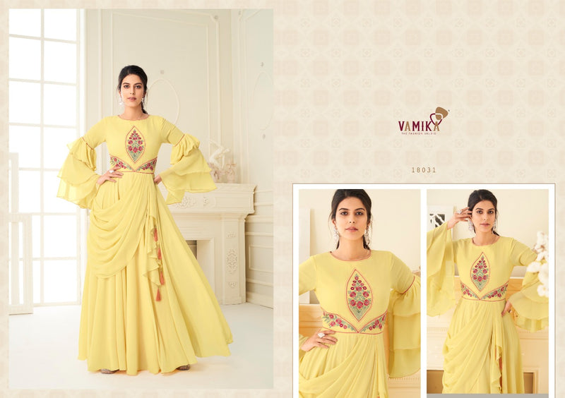 Vamika Sui Dhaga Vol 4 Heavy Georgette Embroidered Handwork Kurti