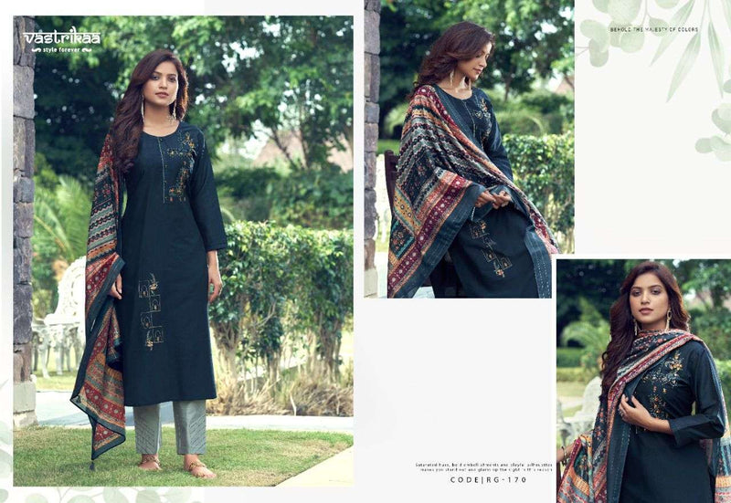 Vastrikaa Majesty Vol 5 Chanderi Silk With Heavy Work Readymade Kurti Bottom With Dupatta