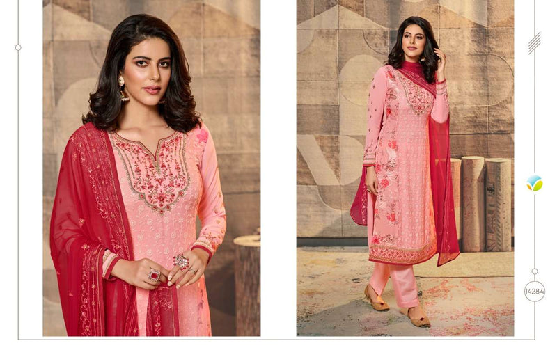 Vinay Fashion Launch By Excellence Brasso Digital Printed With Embroidery Work Casual Wear Salwar Suit