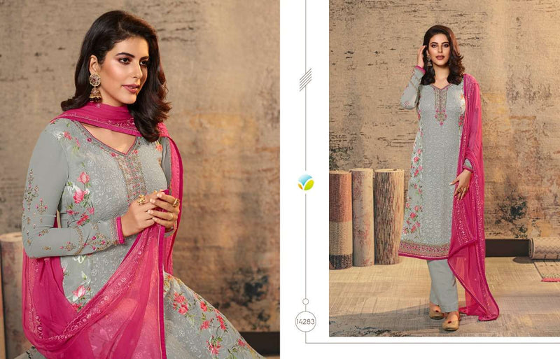 Vinay Fashion Launch By Excellence Brasso Digital Printed With Embroidery Work Casual Wear Salwar Suit